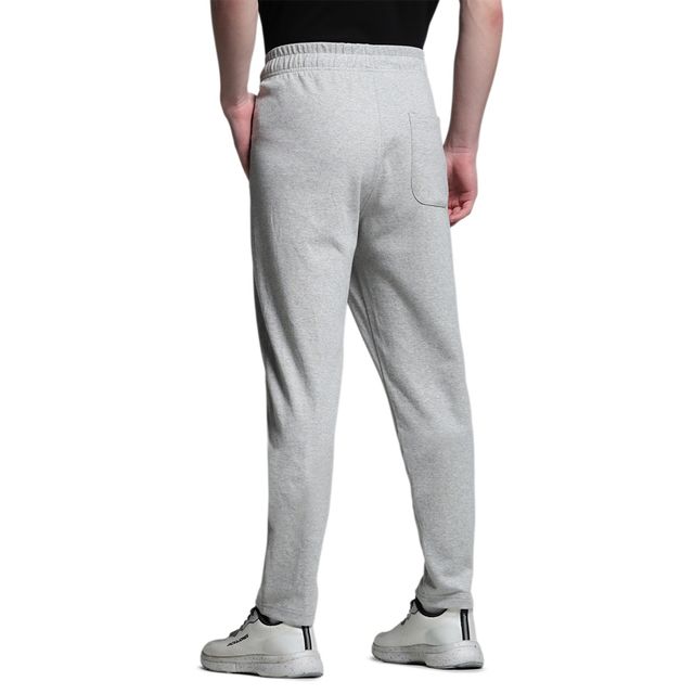 JACK & JONES Men's Regular fit Track Pant | Melange Grey - M