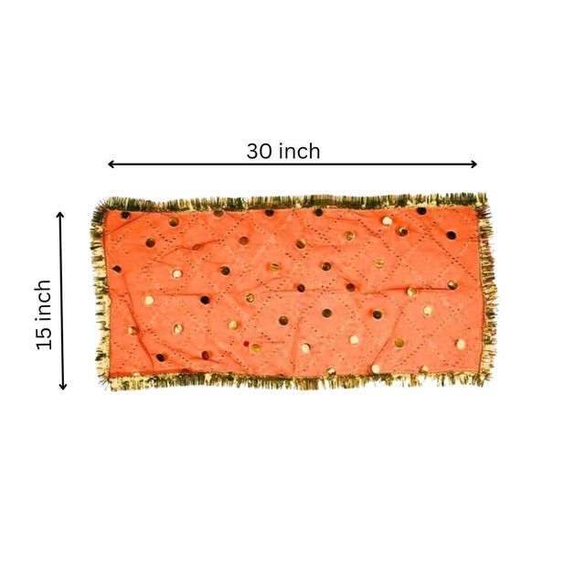 Jai Kashi Chunri - Red | 15 x 30 inch