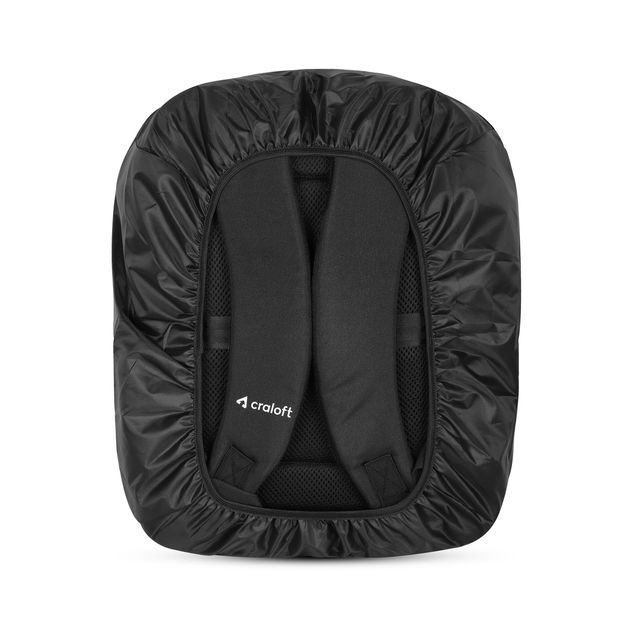 Craloft Rain Cover for Backpack & Laptop Bag with Elastic - Waterproof & Dustproof (Black)