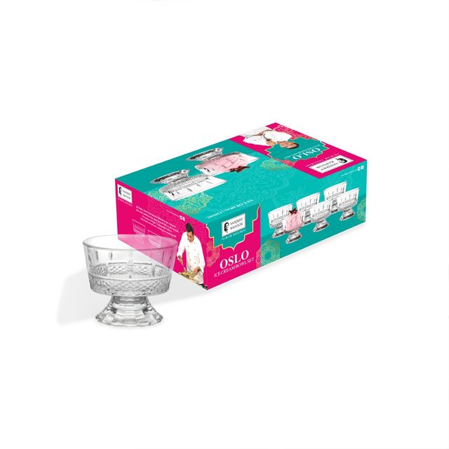 Soogo Skb3558 Oslo Ice Cream Bowl 120 Ml - Set of 6 Pcs