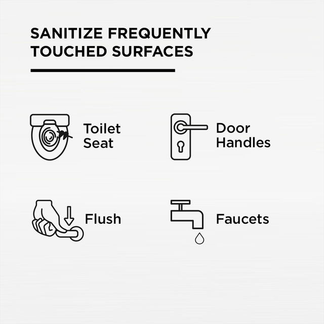 Pee Safe Toilet Seat Sanitizer Spray Floral