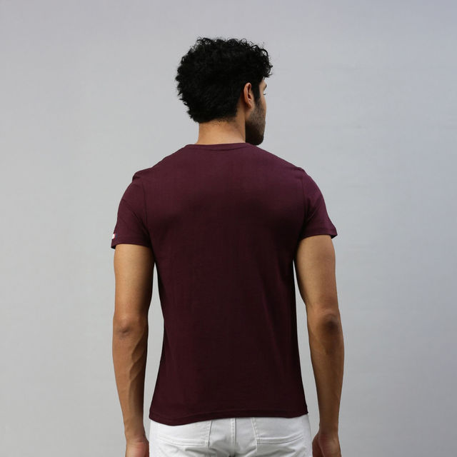 Actimaxx Men's Solid Round Neck Pure Cotton T-shirt | Colour May Vary - M