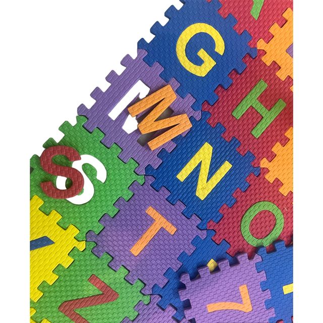 Fablue Alphabets And Numbers Mat - Medium Size Foam Puzzle Toy