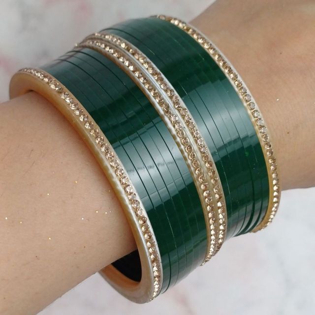 Gullak Green Chuda Set - Size 2.4