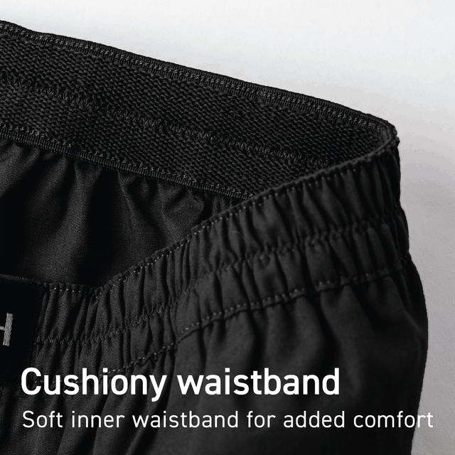 DaMENSCH Men's Cotton Boxer Shorts | Black - L