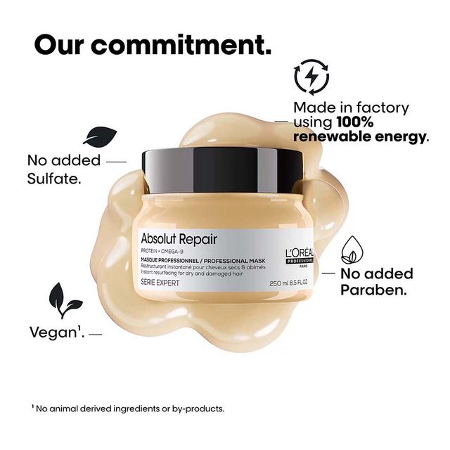 L'Oréal Professionnel Absolut Repair Mask For Dry and Damaged Hair With Wheat Protein