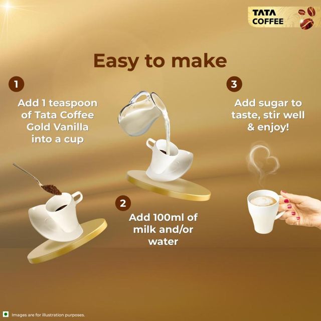 Tata Coffee Gold Hazelnut Instant Coffee