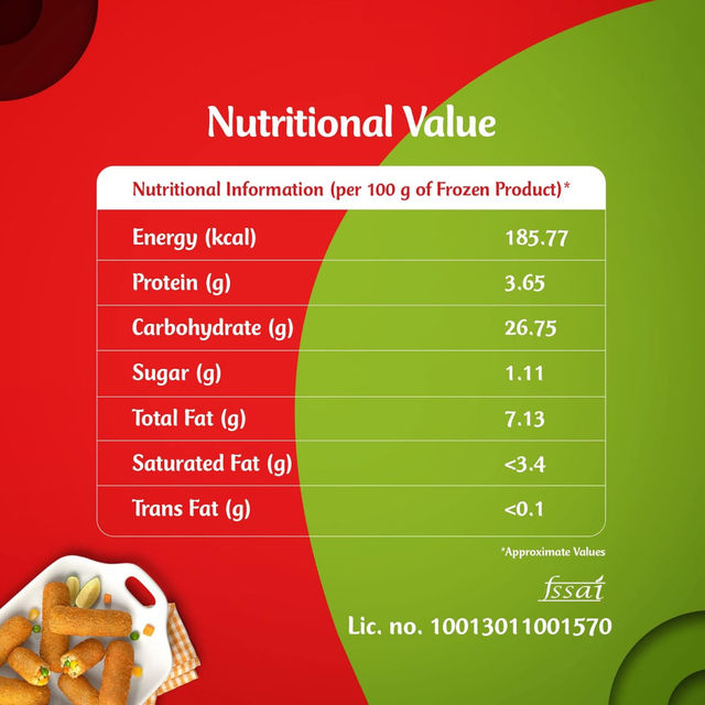 McCain Veggie Fingers 400 g Combo