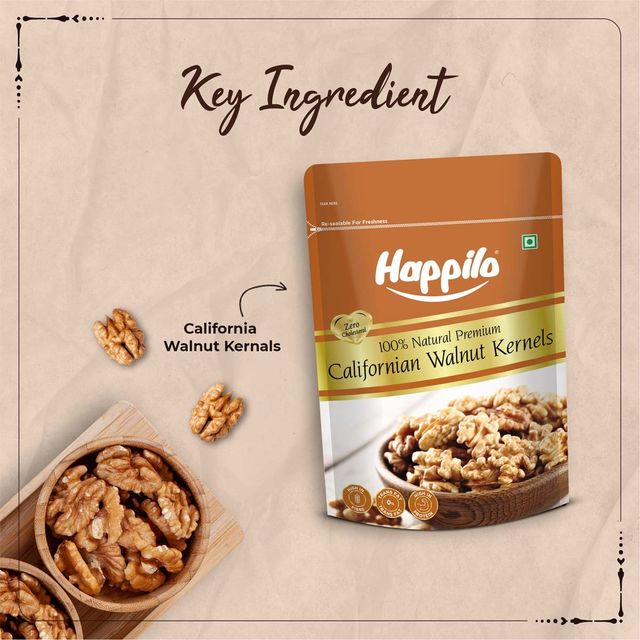 Happilo Premium Natural Californian Walnut Kernels