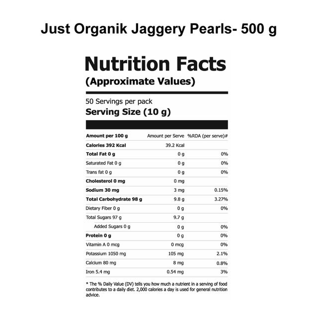 Organic Jaggery Pearls