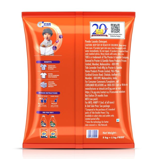 Tide Plus Lavender Detergent Powder