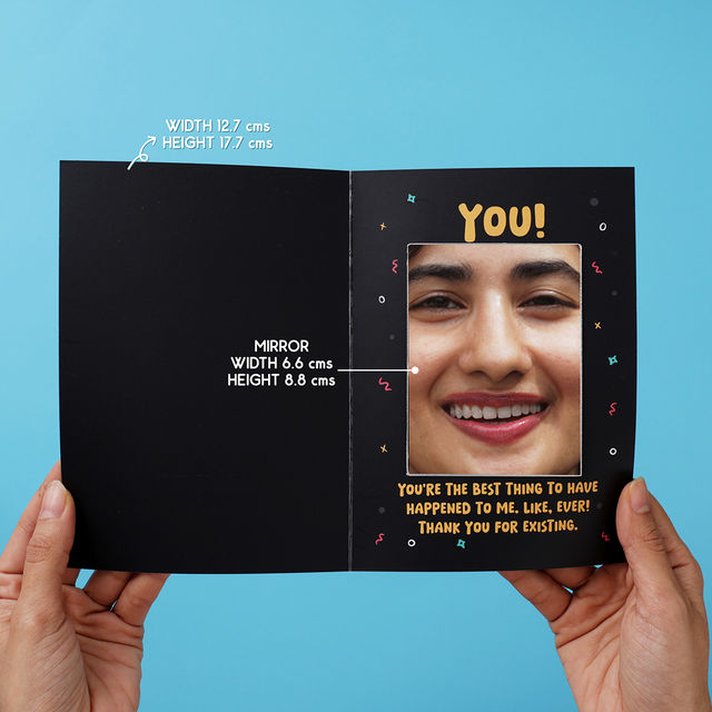 Oye Happy New Year Mirror Card