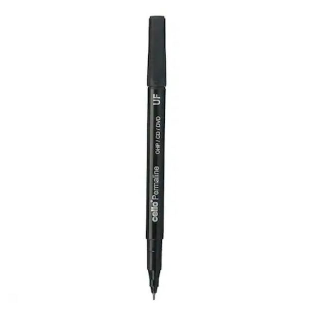 Bic Cello Permaline Cd Assorted Markers Pack Of 4