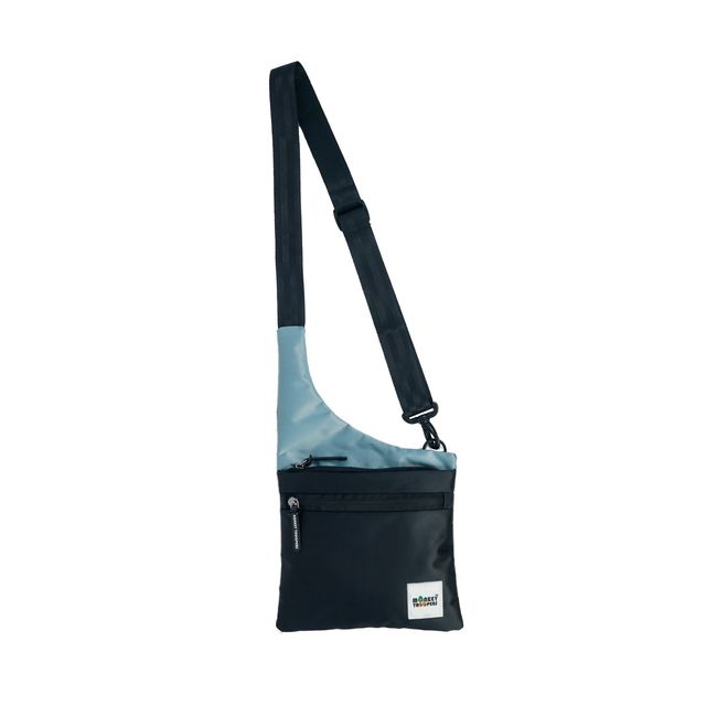 MONKEY TROOPERS Perfo Crossbody - Lightweight, Ergonomic, Quick-Access, 0.5L Bag | Grey-Black