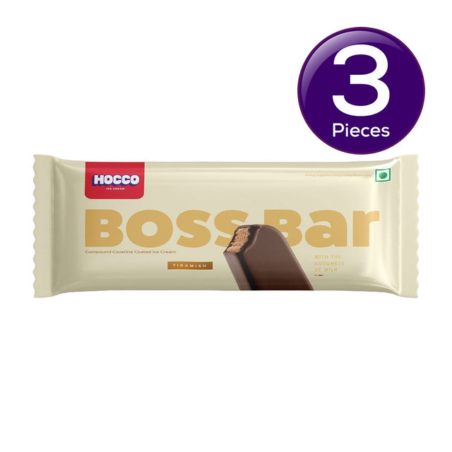 Hocco Tiramisu Boss Bar Ice Cream Stick 90 ml Combo