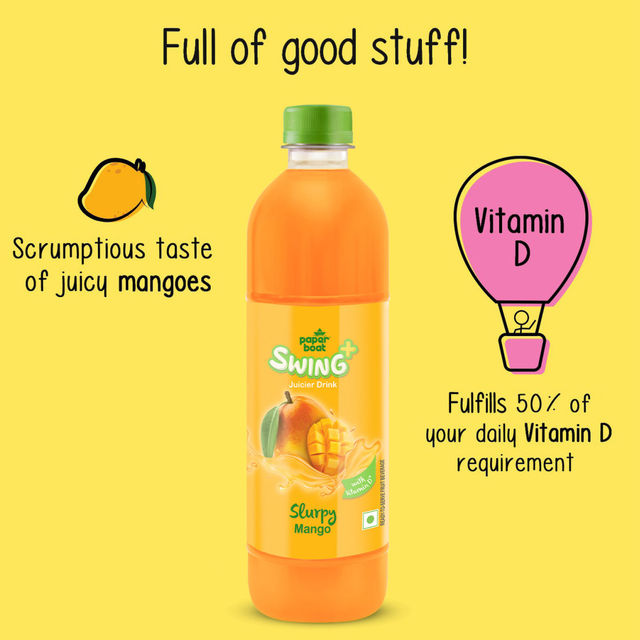 Paper Boat Swing Mango Fruit Juice