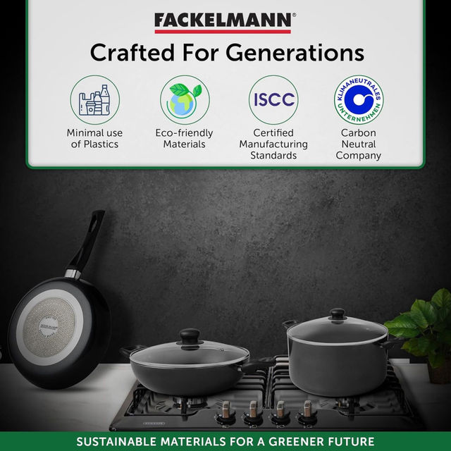 Fackelmann Quartz Nonstick Fry Pan 24Cm, German Tech, Induction, Egg Pan, Frying, Tossing, Saute