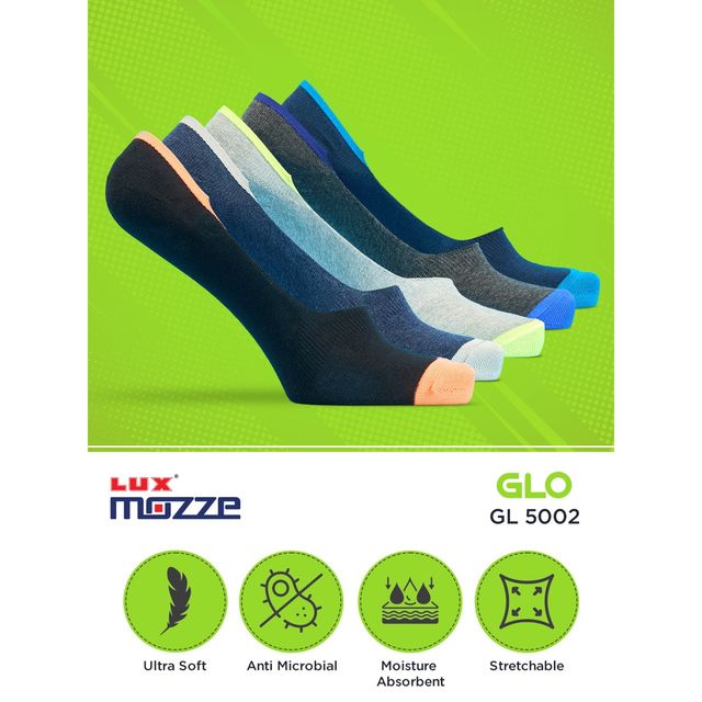 Lux Mozze Men's Solid Cotton Socks | Assorted - Free Size