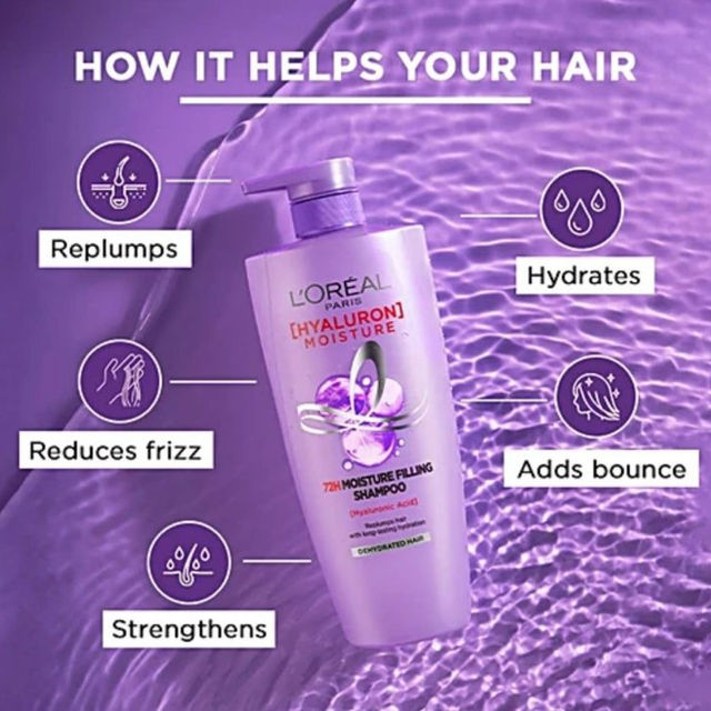 L'Oreal Paris Hyaluron 72H Moisture Filling Shampoo