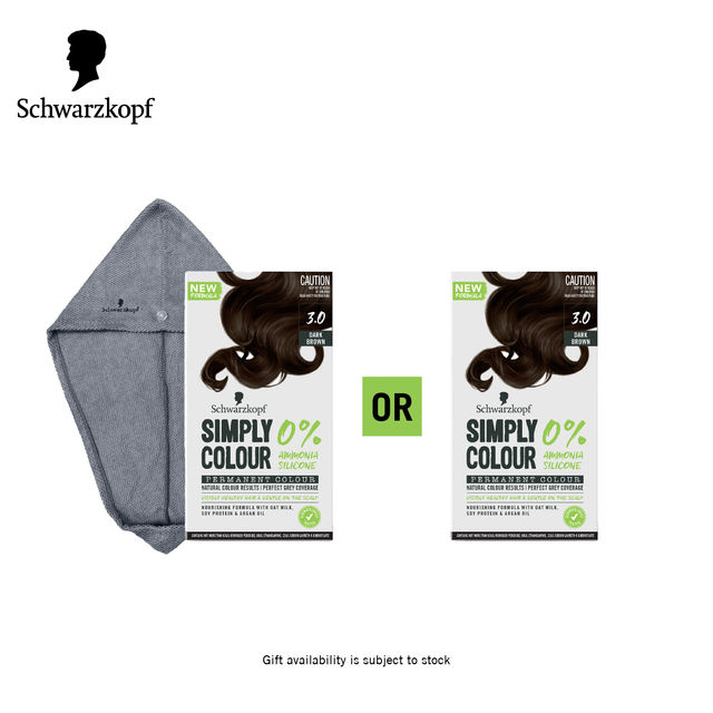 Schwarzkopf Simply Color Permanent Hair Colour 3-00 Dark Brown