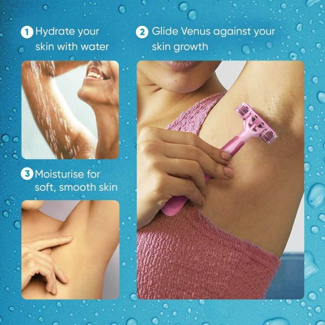 Gillette Venus Simply Hair Removal Razor for Women, 4 simply & 1 skin love (Pack of 5)