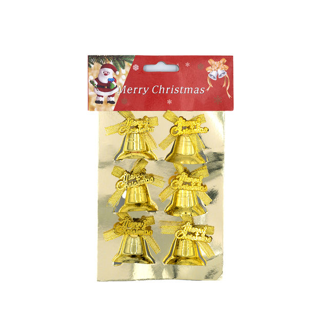 Gullak 6 pcs Bell In Card 24 Opp Gold