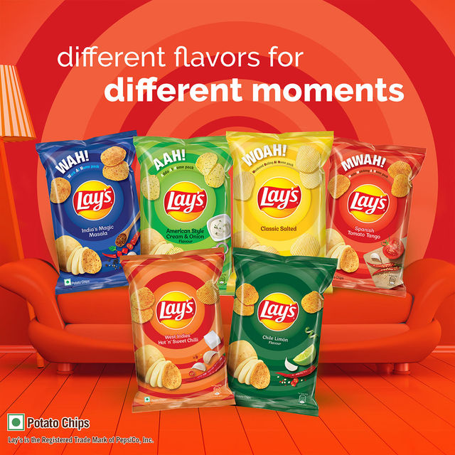 Lay's Spanish Tomato Tango Potato Chips 82 g Combo