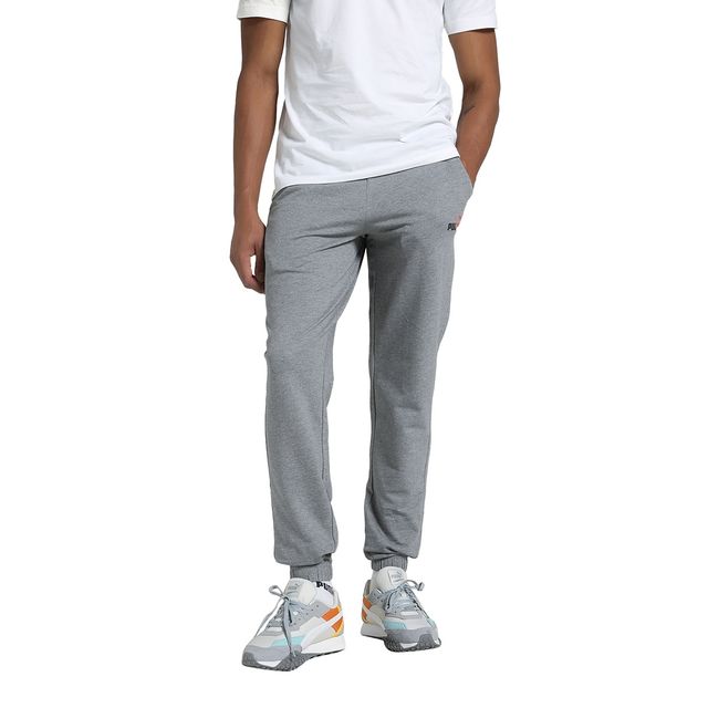 Puma Men's ESS Logo Graphic Pants | Grey | M