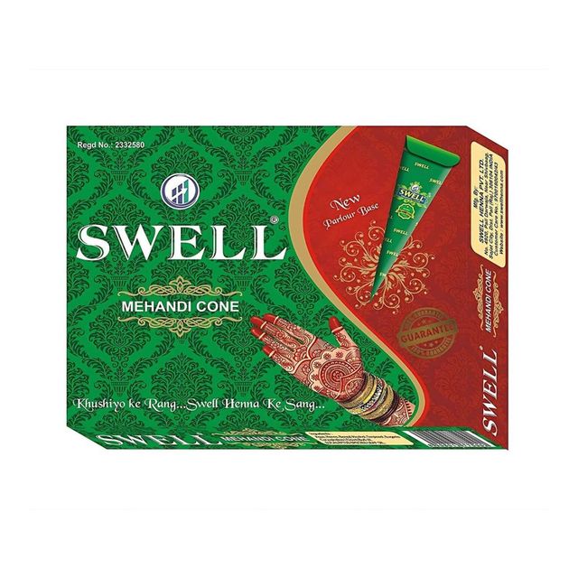 Swell Henna Mehendi Cone 40g 40 g Combo