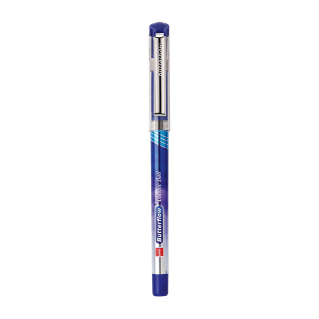 Cello Butterflow Classic Ball pen 3pcs Blister - Blue