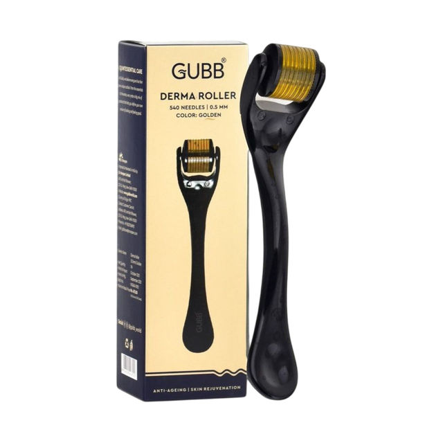 Gubb Derma Roller Golden Black