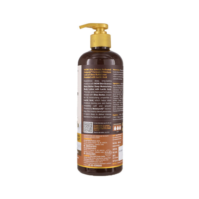WOW Skin Science Shea Butter & Cocoa Butter Body Lotion