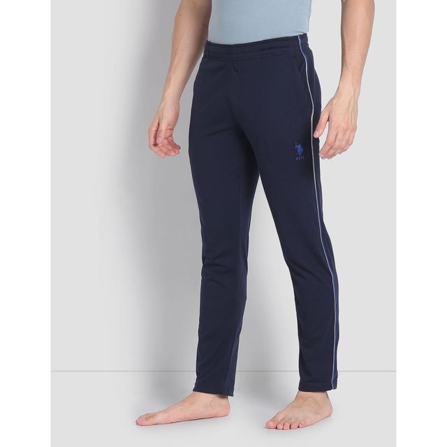 U.S. Polo Assn. Solid LR001 Lounge Track Pants - Pack Of 1 | Blue | M
