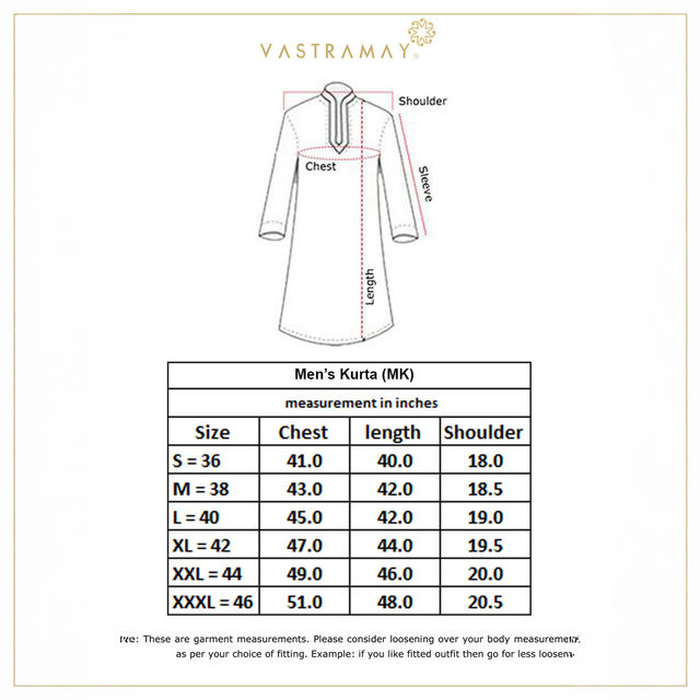 Vastramay Men's Kurta, Pyjamas & Dupatta