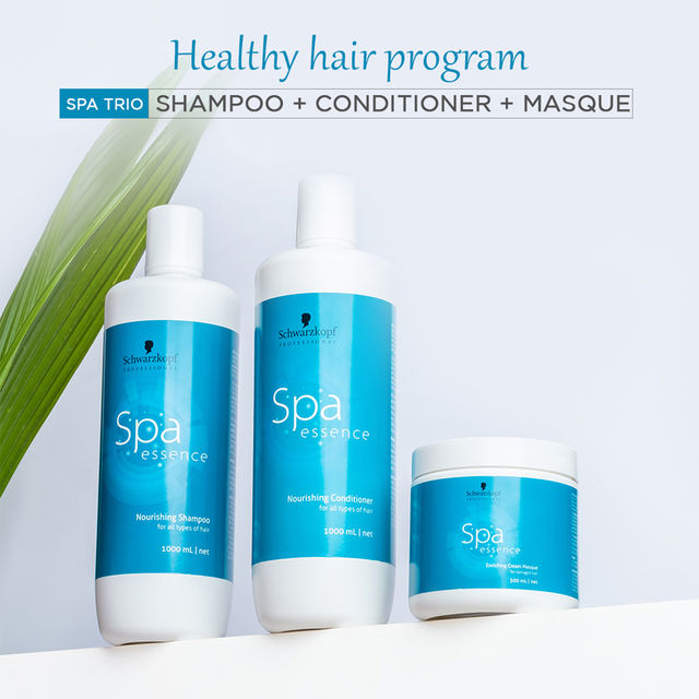 Schwarzkopf Professional Spa Essence Nourishing Conditioner(1l) & Schwarzkopf Professional Spa Essence Nourishing Shampoo(1l) Combo