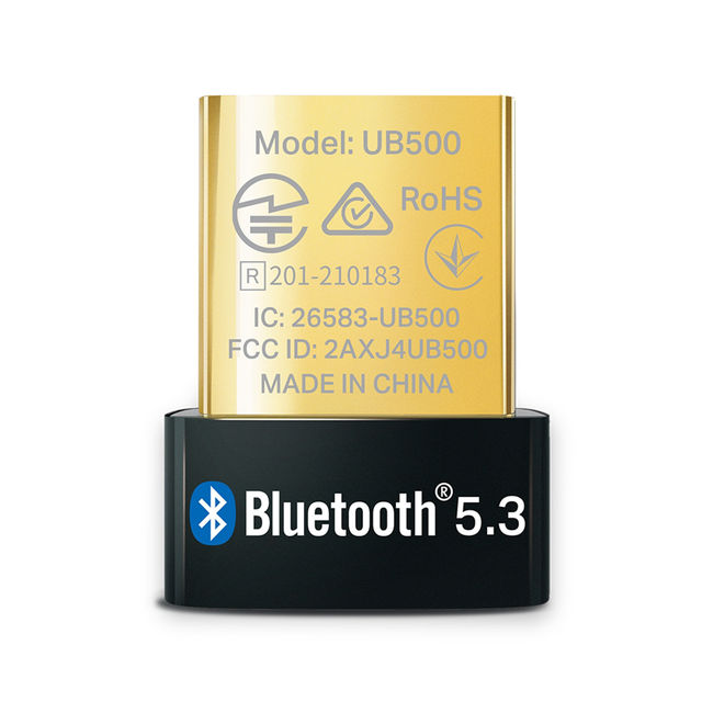 TP-Link UB500 Bluetooth 5.3 Nano USB Adapter ,Dongle Receiver Supports Windows - Black