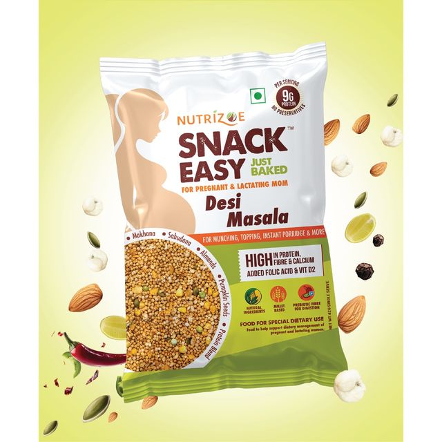 Nutrizoe Snackeasy Desi Masala Instant Powder Mix