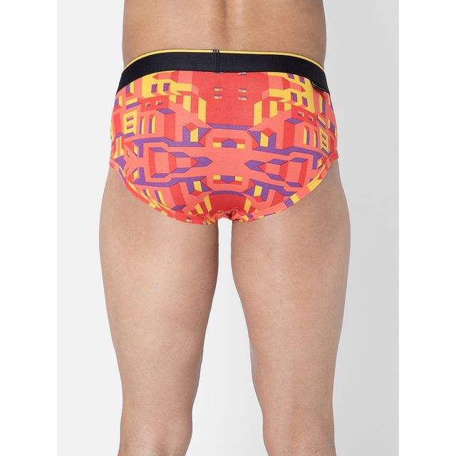 Bummer Men's Printed Micro Modal Brief Underwear | Bricked - XL