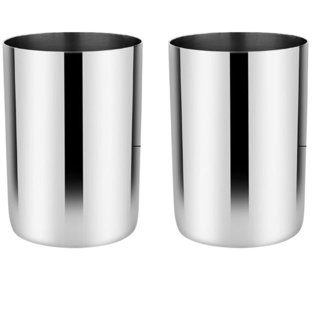 Limetro Steel 2 Pcs Amarpali Glasses Set | 300 ml | Steel