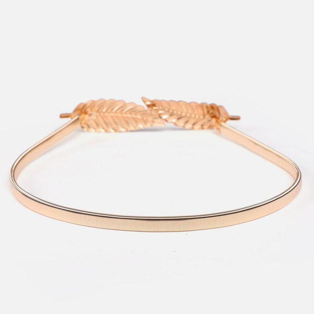 YouBella Jewellery Celebrity Inspired Adjustable Metal Plate Type Golden Kamarband Waist Belt (S-1)