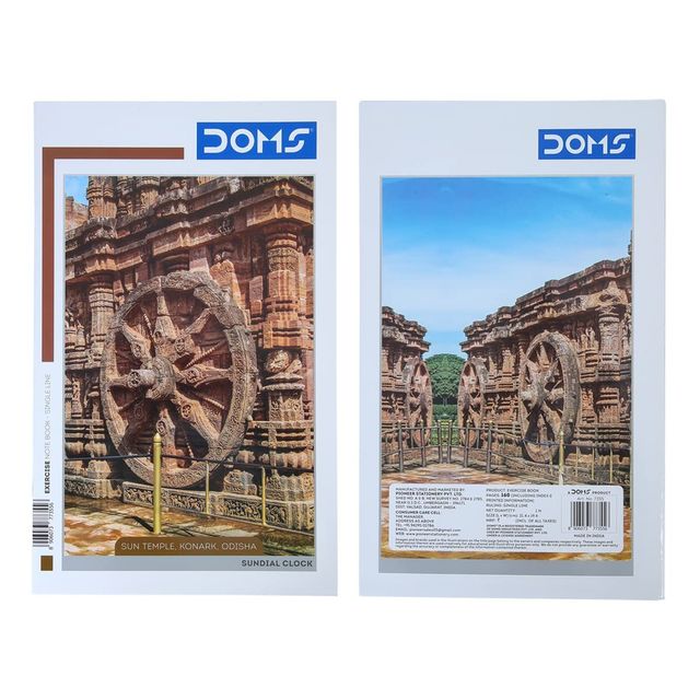 Doms Single Line (Sundial Series)Note Book 160 Pages