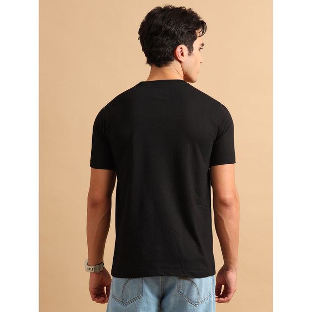 Bushirt Men's Solid T-shirt | Black - S