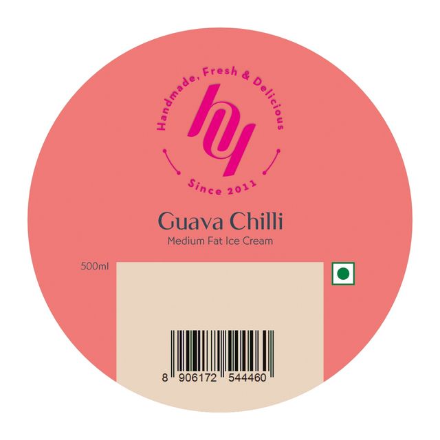 Huber & Holly Guava Chilli Ice Cream Tub
