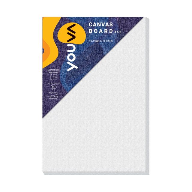 Navneet Youva |Canvas Board |4x6 inch | Pack of 3