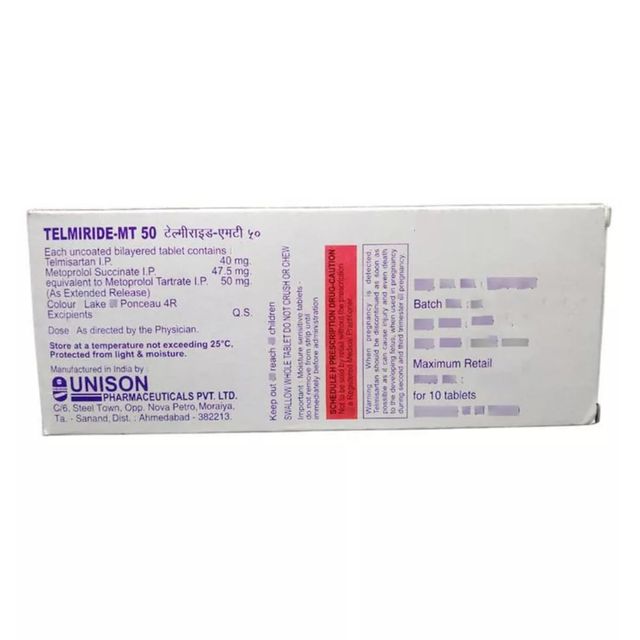 Telmiride MT 50 Tablet