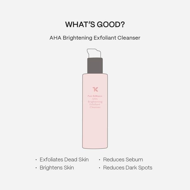 Truekind Aha Brightening Exfoliant Cleanser Face Wash