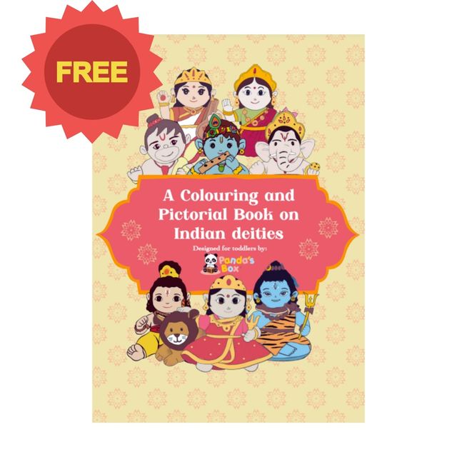 Panda's Box Mantra Chanting Baby Krishna | Medium - 30 cm