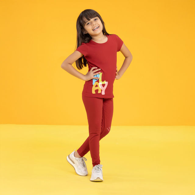 XY Life Girl's Playmate Intelliease Combed Cotton T-shirt - Buy at