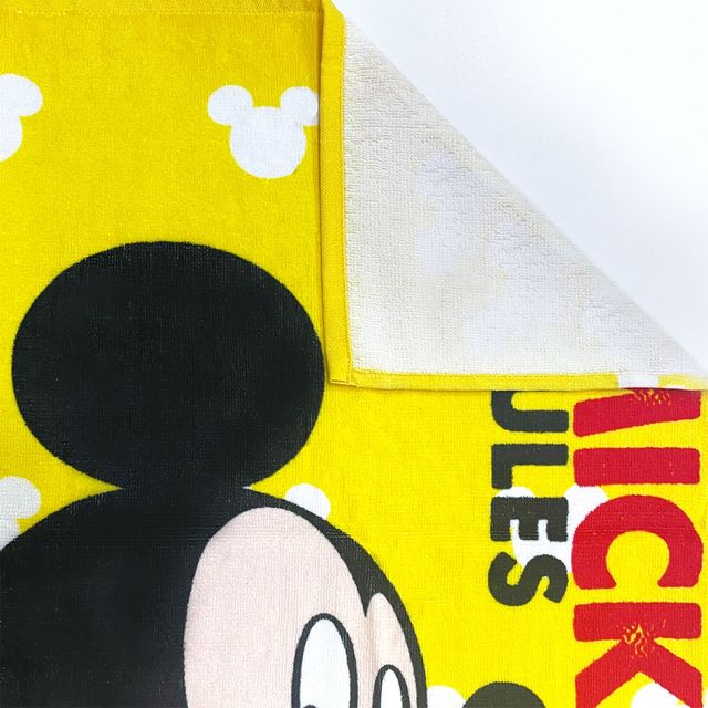 Sassoon Disney Mickey Mouse Cotton Towel For Kids | Yellow | 60 x 120 cm