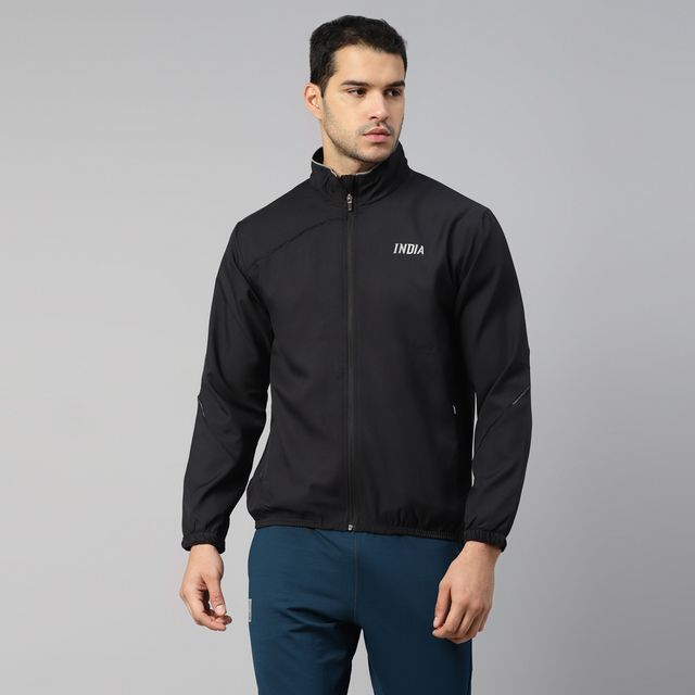 Dida Men's Sports Jacket | Regular Comfortable Stretchable Dry-Fit - Dark Green | L